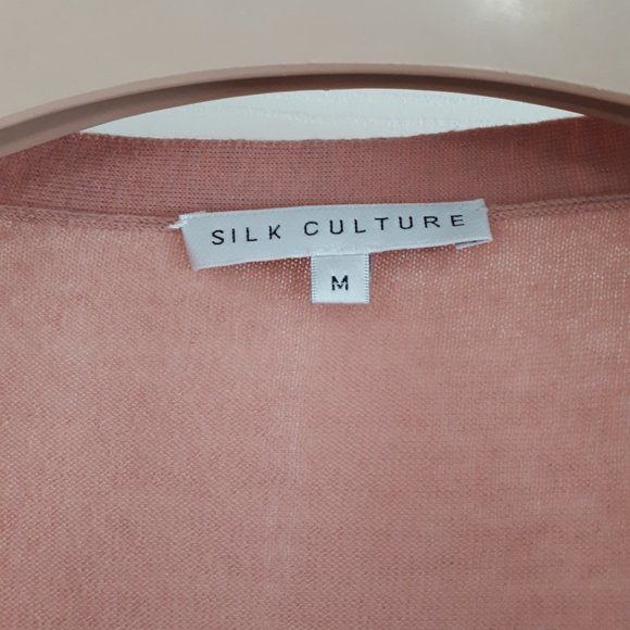 Cardigan by Silk Culture - Size M - Pale Pink - Picture 4 of 4